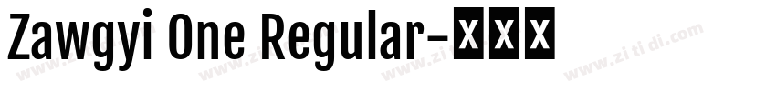 Zawgyi One Regular字体转换 Zawgyi One Regular字体转换